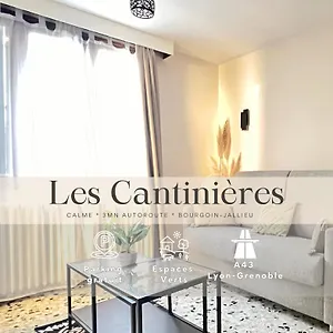  Appartement Les Cantinieres - Bourgoin Jallieu - Jardin Prive